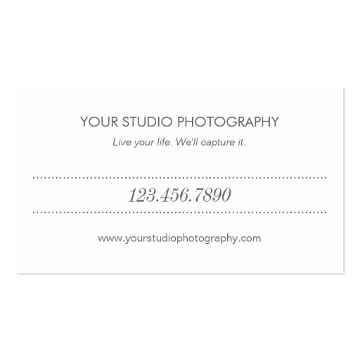 Modern Collage Business Card - Groupon Business Card (back side)