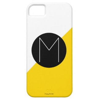 Modern Color Block Monogram Iphone 5/5 Case iPhone 5 Covers