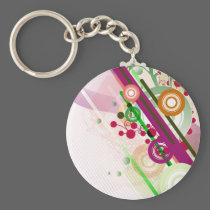 Modern Color keychains