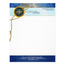 Modern Compass Legal Business Letterheads