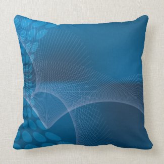 Modern connection throw pillow