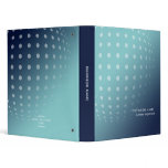 Modern Contemporary Abstract Dots Aqua Gradient