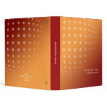 Modern Contemporary Abstract Dots Orange Gradient