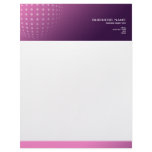 Modern Contemporary Abstract Dots Purple Gradient