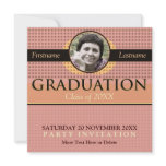 Modern Cool Graduation w/ Photo Invitation