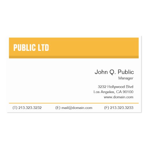 Modern Corporate Color Business Card