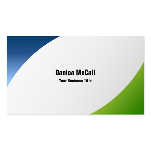 Modern Corporate Custom Business Cards (front side)