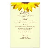 modern country wedding yellow Sunflower burlap Stationery Design