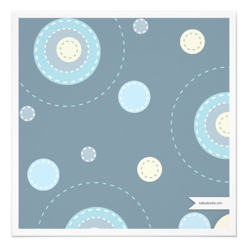 Modern Couples Twin Boy Baby Shower Invitation