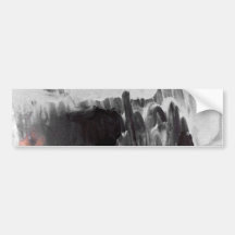 Modern Creative Abstract Bumper Sticker