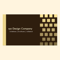 Modern custom Chocolate/Lemon Business Card business cards