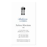 Modern Cutlery Chef/Catering/Restaurant Business Card