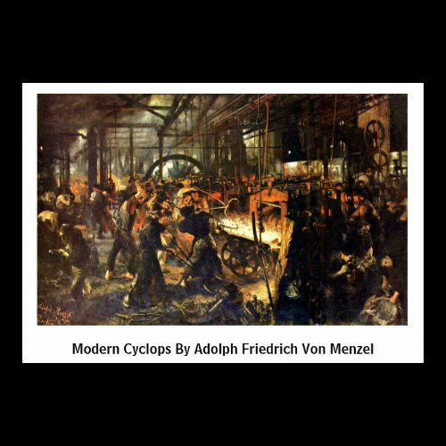 Modern Cyclops By Adolph Friedrich Von Menzel Poster