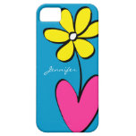 Modern Daisy Personalized iPhone 5 Case-Mate Case