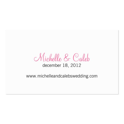 modern daisy wedding website business card template