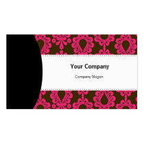 Modern Damask Business Card Template