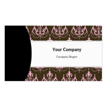Modern Damask Business Card Template