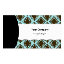 Modern Damask Business Card Template