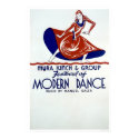 Modern Dance Festival 1938 WPA posters