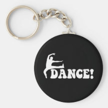 modern dance key chains
