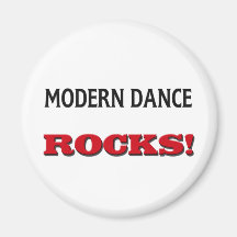 Modern Dance Rocks Refrigerator Magnets