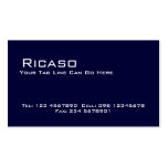 Modern Dark Blue and White Business Card Templates