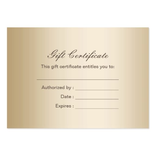 Modern Dark Damask Chubby Gift Certificates Business Cards (back side)