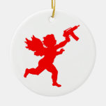 Modern Day Cupid Christmas Tree Ornaments
