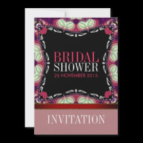 Modern Decor Style Bridal Shower Party Invitation invitations