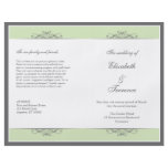 Modern Decorative Wedding Program Flyer