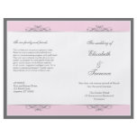 Modern Decorative Wedding Program Flyer