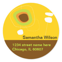 Modern Design Address Label stickers