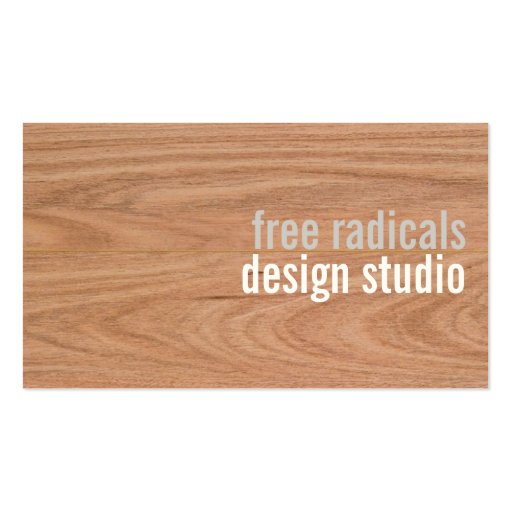 Modern Design Business Card (front side)