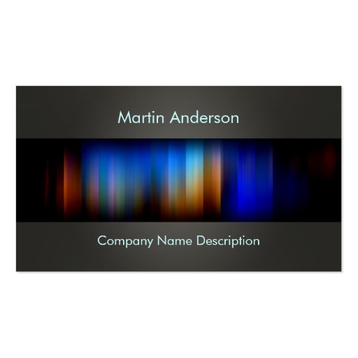 modern design business card (front side)