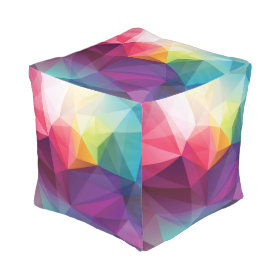 Modern Design Cube Pouf