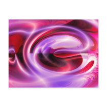 Modern Digital Abstract Post Card