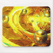 Modern Digital Abstract Spheres Mousepads