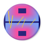 Modern Digital painting Magnet