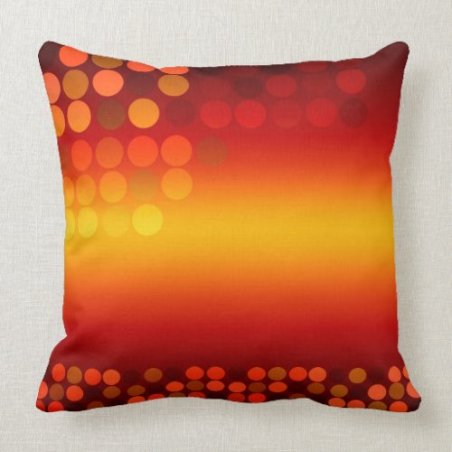 Modern Disco Sunset Big Cushion Pillow