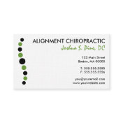 Modern Dots Chiropractic Business Card