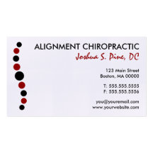 Modern Dots Chiropractic Business Card