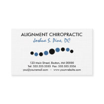 Modern Dots Chiropractic Business Cards