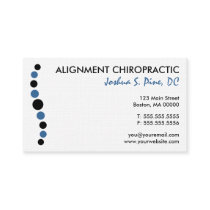 Modern Dots Chiropractic Business Cards