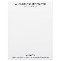 Modern Dots Chiropractic Letterhead