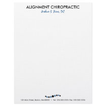 Modern Dots Chiropractic Letterhead