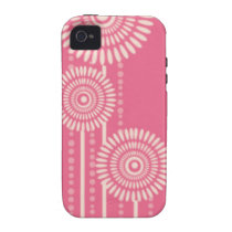 Modern Dots Flowers:Pink casemate cases