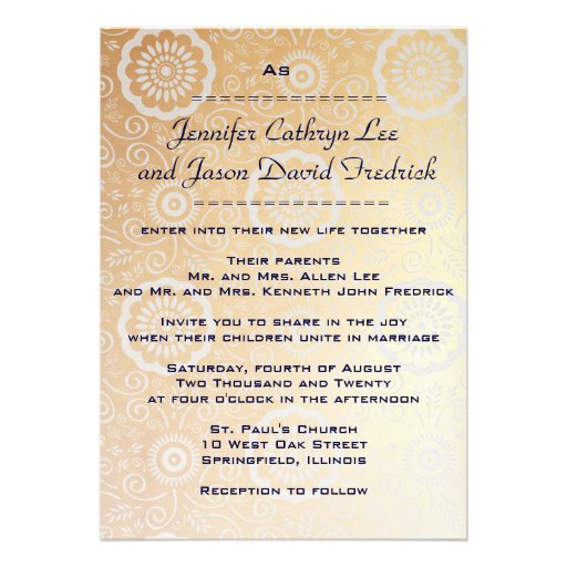 Modern Dragon-Phoenix Chinese Wedding Invitation
