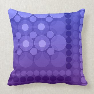  Hexagon Fractals Star Purple Square Cushions