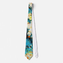 Modern Dutch Art Painting Tie - Jan Peter Krik