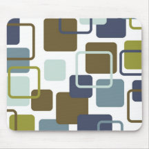 Modern Eames Rectangles 1 Mouse Pads